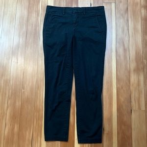 Vince boyfriend trouser cotton twill black 2 pants